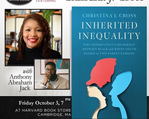 Cross book jacket and talk flyer